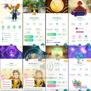 1496 Pokémons - Level 50