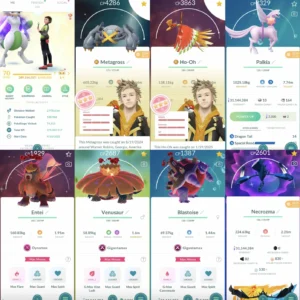 1709 Pokémons - Level 70